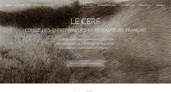 Desktop Screenshot of lecerf.ca