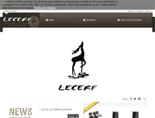Tablet Screenshot of lecerf.net